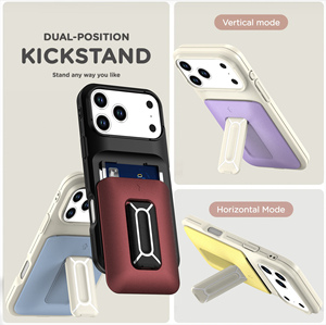 Nuovo arrivo 2025 ibrida armatura porta Slot per carte cavalletto custodia per telefono custodia per iphone 17 air Pro Max 16 15 14 13 12 11Plus - Product Image 5