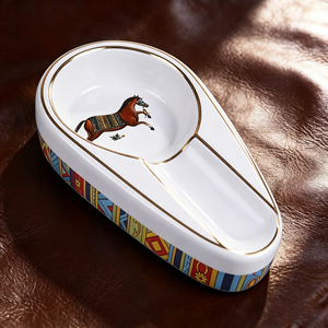 Accessori per Sigari, Posacenere per Sigari da Casa, Portacenere in Ceramica Portatile per Sigari e Sigarette - Product Image 2