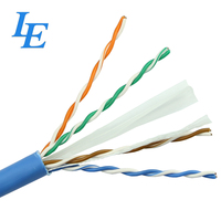 Cable de Red U/FTP F/UTP Cat5e, Cable LAN con Cubierta de PVC, Blindaje de Aluminio, Conductor Sólido con Cuerda de Arrancamiento, 1m 3m