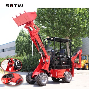 कम कीमत SDTW मिनी खुदाई बेकहो लोडर Towable सस्ते छोटे चीन EPA के साथ 2 टन 25hp यूरो V 5 दूरबीन बिक्री के लिए 1CX 4x4 - Product Image 5
