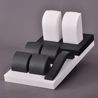 Expositor de Joyería de Lujo Personalizado, Organizador de Joyas Blanco y Negro, Resistente, para Venta al Por Mayor