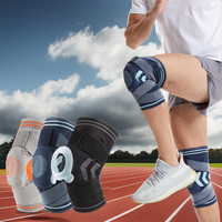 Coudières de protection professionnelles en Spandex et Nylon tricotées en 3D avec double sangle de maintien pour le sport et la marche à quatre pattes