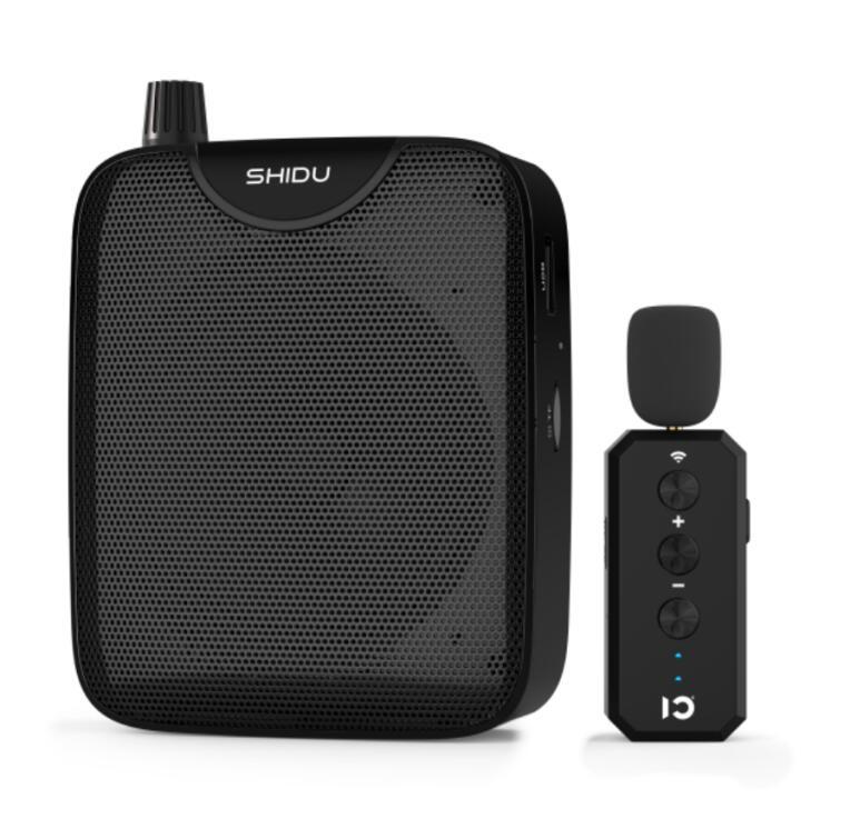 SHIDU M500 Colorful Mini Powerful Loudspeaker <strong>Guide</strong> <strong>Speaker</strong> Voice Amplification Audio Amplifier With Lapel Microphone