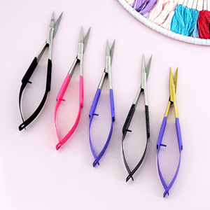 Unique Design Spring Eyebrow Scissors Stainless Steel Safety Scissor Hair Remover Spring <b>Nail</b> Scissors <b>Extension</b> Tool - Product Image 1