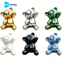 Estatuas de Animales de Resina de Fibra de Vidrio Personalizadas de Alta Calidad de Fábrica, Estilo Moderno, Decoración Popular para el Hogar y Exteriores, Cuadradas
