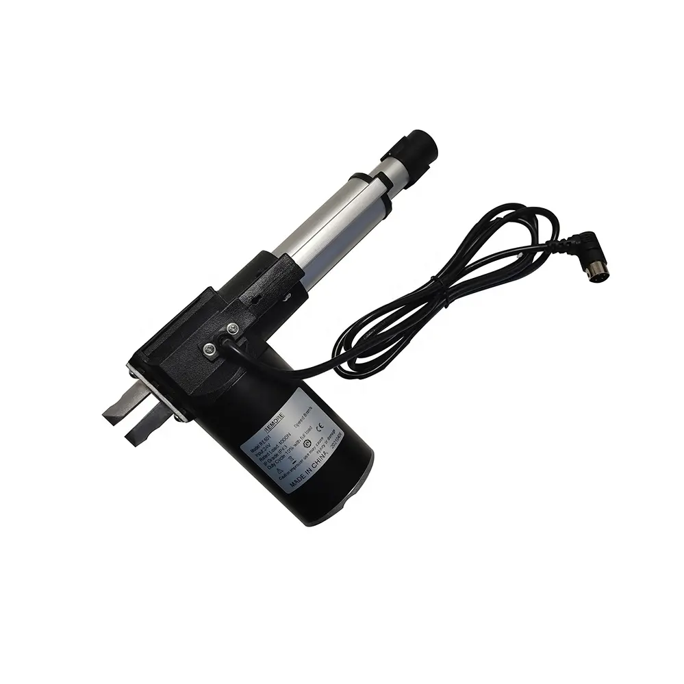 12V 24V 6000N כוח DC מנוע עבור הליכון חשמלי לינארי מפעיל