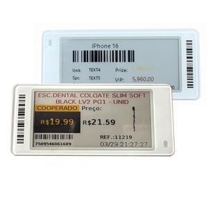 ป้ายราคาอิเล็กทรอนิกส์แบบดิจิทัลสำหรับร้านค้าปลีก จอแสดงผล E Ink ป้ายชั้นวางสินค้าอิเล็กทรอนิกส์ ระบบ ESL ป้ายราคา NFC ชั้นวางสินค้าอัจฉริยะ ป้ายราคาอิเล็กทรอนิกส์ - Product Image 1