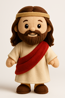 Peluche Jésus, jouet en peluche religieux chrétien, mignon, cadeau de fêtes, poupée en position debout, OEM ODM