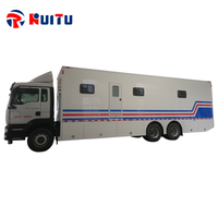 Camion unité chirurgicale mobile de 12 m avec table d'opération, lampe chirurgicale, moteur diesel Euro 6, véhicule d'hôpital de campagne d'urgence