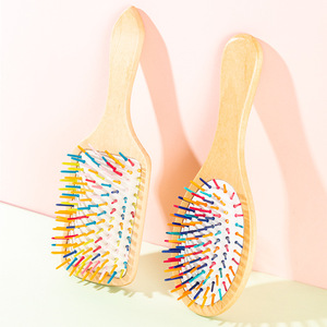 Hemu Scalp Massage Hair Brush Round <b>Square</b> Air Cushion Comb Household Massage <b>Tool</b> - Product Image 3