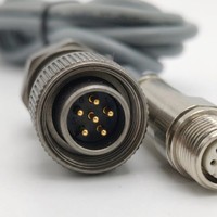 Cable Conector Personalizado ST12 de 5 Pines a Conector de Aviación TMW, IP67, 5 Hilos, Arnés de Cables Chapado en Oro, OEM, ODM, MOQ Bajo, Envío Rápido