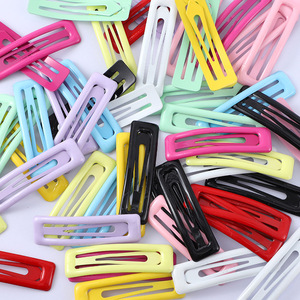 Pinces à cheveux rectangulaires 6 cm en alliage, clip BB coloré arc-en-ciel pour femmes, usage quotidien - Product Image 4