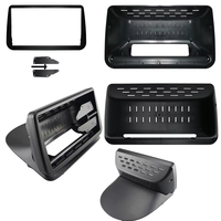 Kits de cadre d'autoradio Meihua, panneau de lecteur DVD de voiture 9 pouces, façade multimédia pour Renault Clio 2005-2014