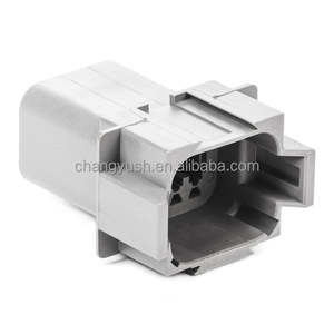 Conector TE Connectivity DT04-08PA-E008, Carcasa para Terminales Macho, 8 Posiciones, 0.<span class=keywords><strong>359</strong></span> [9.12mm] de Distancia entre Ejes, Sellable, Gris, Cable a Cable - Product Image 2