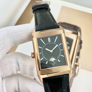 Reloj de Diseño Moderno para Hombre, Automático, de Cuero, con Doble Zona Horaria Ajustable, de Primera Calidad 5A - Product Image 3