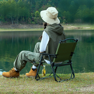 सुपर जनजाति एकल व्यक्ति नौसेना ब्लू कर्मिट समुद्र तट कुर्सी आधुनिक पिकनिक के लिए आधुनिक एल्यूमीनियम - Product Image 4