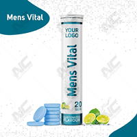 Tablet Effervescent Gokhru Ekstrak Berkualitas Tinggi untuk Metabolisme Energi Vitalitas Pria dengan Label Khusus