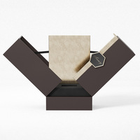 Emballage de boîte de parfum cosmétique en carton de luxe à impression personnalisée Flacon de parfum en verre vide de 50ml avec boîte Emballage magnétique