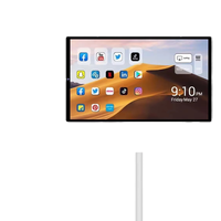 Pantalla Digital Inteligente Portátil con Pantalla Táctil de 32'' y 128GB, con Cámara, Sistema Operativo Android, Alimentada por Batería, para Dormitorio o Cocina, Precio de Fábrica
