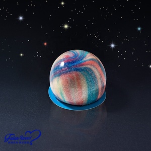 PASTEL <span class=keywords><strong>DE</strong></span> QUESO ORIGINAL 3D BALL CAKE Assiette Postre Tasse pour DESSERT Cookie Crumbs Servicio superior Artesanía meticulosa - Product Image 2