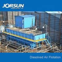 Système DAF durable flottation à air dissous industrie traitement des eaux usées unités DAF écumoire purificateur réservoir avec trémie à boues