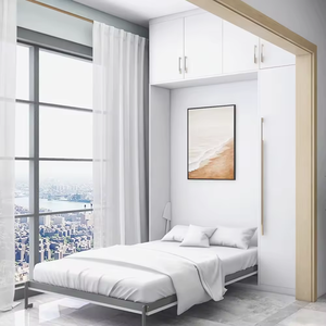 Lit escamotable moderne personnalisé | Design pliable peu encombrant | Twin/Full/Queen/<span class=keywords><strong>King</strong></span> Size | Avec bureau - Product Image 3