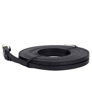 Câble Ethernet D-Sunty Cat8 40 Gbit/s 2000 MHz SSTP SFTP blindé RJ45, cordon de raccordement 30/26 AWG, câble réseau plat en cuivre pur plaqué or - Product Image 5