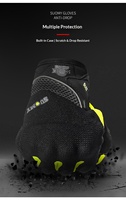 Gants de moto tout-terrain en coton, anti-chute, antidérapants, respirants, avec fermeture auto-agrippante, pour la conduite et la course, unisexes, à doigts entiers