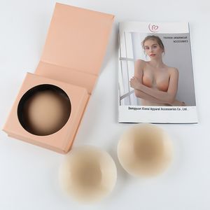 Penutup Puting Payudara Wanita Silikon Reusable Pasties Kelopak Payudara Perekat Penutup Puting - Product Image 2