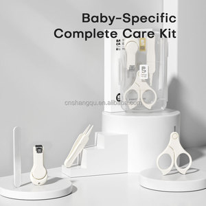 VSUCH Ensemble de 4 coupe-ongles pour bébé Ensemble de soins de sécurité pour bébé avec <span class=keywords><strong>ciseaux</strong></span> coupe-ongles Kit essentiel pour bébé pour cadeau de nouveau-né - Product Image 2