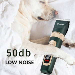 Şarj edilebilir elektrikli düşük gürültü <span class=keywords><strong>Pet</strong></span> küçük hayvanlar saç kesici kesme makinesi ev <span class=keywords><strong>Pet</strong></span> saç tımar kesme - Product Image 2