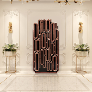 Mueble <span class=keywords><strong>Bar</strong></span> Rectangular de Edición Limitada con Acabado Negro y Dorado, Detalles Metálicos, Elegancia Artesanal, Mueble para Sala de Estar - Product Image 1