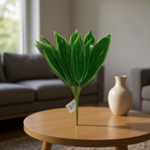 Hojas <b>Artificial</b> Leaf 15 Heads Greenery Decorative Plant <b>Stem</b> 29202 - Product Image 2