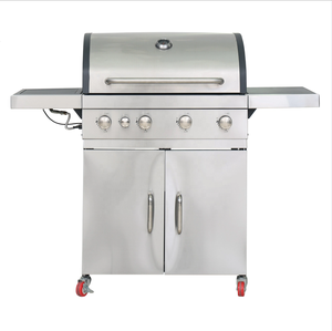 Barbecue à gaz moderne de qualité supérieure à 4 brûleurs Barbecue d'extérieur en acier inoxydable directement en usine - Product Image 3