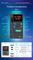 Convertisseur solaire VFD 7,5 kW 10 kVA à pression constante, économiseur d'énergie, contrôleur VSD pour pompe à eau, convertisseur VFD MPPT