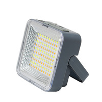 Lampe LED portable ultra-puissante avec panneau solaire magnétique, indice IP65, randonnée, camping, pêche, jardin, lumière d'urgence