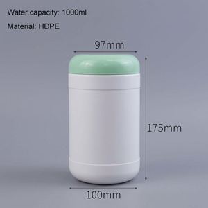 Seau en plastique HDPE de qualité alimentaire sur mesure pour protéines en poudre, vente chaude - Product Image 6