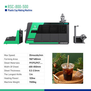 Chất lượng cao cốc nhựa tự động làm máy nhựa dùng một lần Bát máy nhựa Bát tạo thành máy - Product Image 2