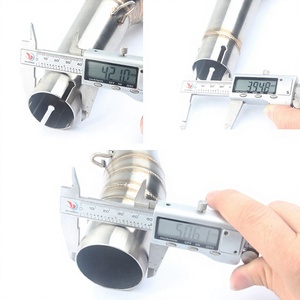 Tubo de Escape para Honda NC700 NC750, Sección Media, Tubo de Conexión Curvo, Acero Inoxidable, Pieza de Repuesto para Modificación de Motocicleta - Product Image 4