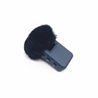 Microphone Lavalier sans fil Couverture en fourrure coupe-vent Couverture de chandail de microphone pour diffusion en direct Sports Action Camera Accessoires