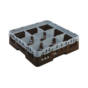 Toptan bulaşık makinesi raf sepeti bulaşıklık pp cam raf restoran otel plastik cam bardak depolama sepeti - Product Image 5
