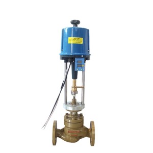 วาล์วควบคุมอุณหภูมิไฟฟ้า Kovina AC 220V 0-1 Mpa แบบตรงผ่าน สำหรับควบคุมอุณหภูมิ - Product Image 1