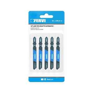 เครื่องมือตัด, ใบมีดแบบสายพานและแบบจาน, ชุดใบเลื่อยจิ๊กซอว์ FERVI - Product Image 1