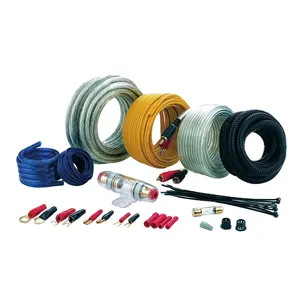 0 4 8 ga awg ofc cca 100% especificação, carro, áudio, alto-falante, amplificador, kits de instalação de fiação, carro, fio de áudio, kit de amplificador