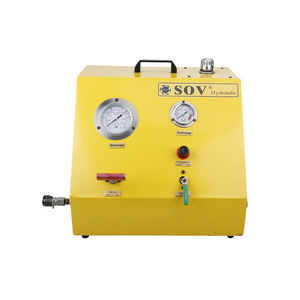 Pompe hydraulique pneumatique professionnelle QDB-150 1500BAR/150MPA, pompe à piston ultra haute pression à commande pneumatique pour usinage de boulons - Product Image 3
