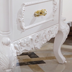 <span class=keywords><strong>Commode</strong></span> française contemporaine peinte en blanc, meubles pour la maison, pour la chambre à coucher ou l'appartement - Product Image 4