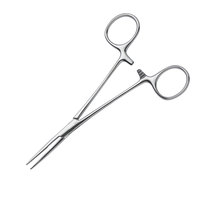 Pince à artères manuelle en acier inoxydable, instrument chirurgical, outil de serrage médical à profil droit, haute qualité, certifié CE