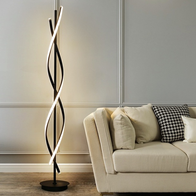Minimalist Creative Floor Lamp Bedroom Living Room Personality Atmosphere Nordic Minimalist Led Standing Lamp  LED Floor Lamp