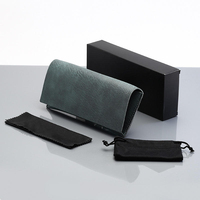 Étui de rangement semi-rigide en cuir PU pour lunettes de soleil et accessoires de mode, personnalisé, de marque XIYU