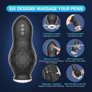 Masturbador Automático con Vibrador para Hombre, Juguetes Sexuales para la Masturbación Masculina Individual - Product Image 2